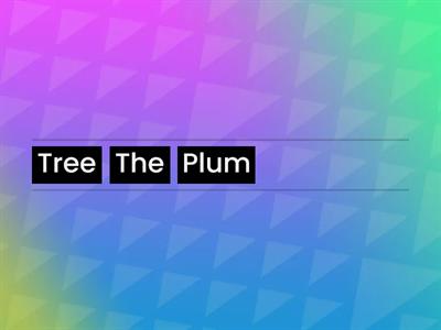 The Plum Tree OWP2 U1 Unscramble