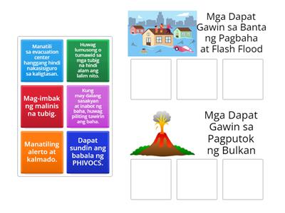 2 Mga Paghahandang Nararapat Gawin sa Harap ng  Panganib/Kalamidad