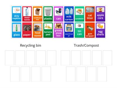Recycling vs. Compost/Trash