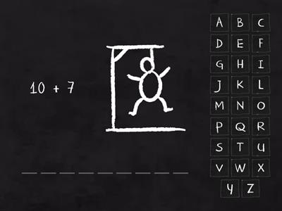  NUMBERS FROM 10 TO 20 (hangman)