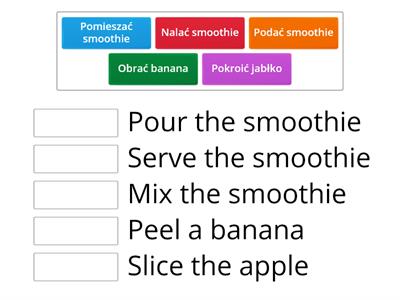 4a gr1 smoothie food actions