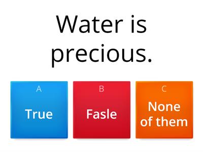 Water quiz