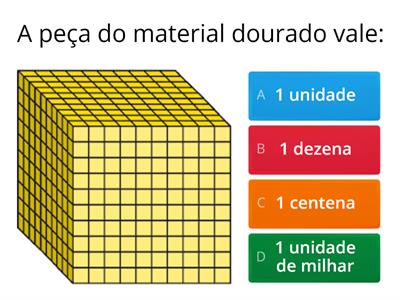  Unid. de Milhar com Material Dourado