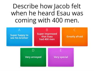 Genesis 32:1-21 Jacob Meets with God and Esau