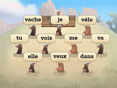 Letter V in the word - French