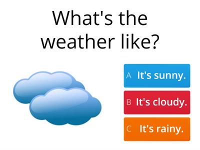  What's the weather like?