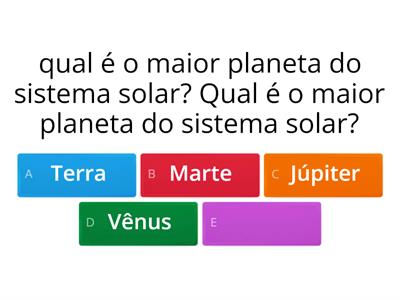 Sistema Solar - Quiz