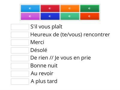 Les formules de politesse - A l'oral - CE2/CM1