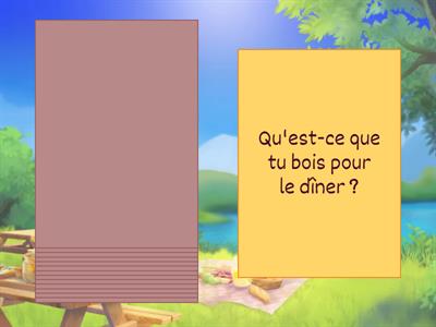 Questions alimentation - A1