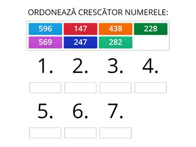 Ordonarea Numerelor 0 30 - Resurse Didactice