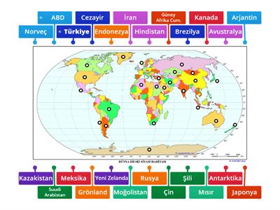 Dünya /Ülke Bulmaca