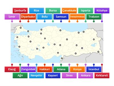 Türkiye Siyasi Haritası 