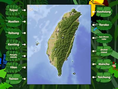 Taiwan Map - Medium