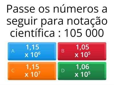 notação cientifica 