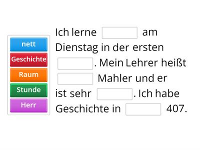 Stundenplan - Teaching Resources