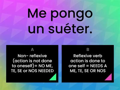 Reflexive verbs conjugation review