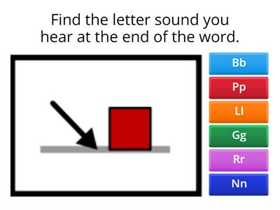 ULS Unit 13 - Lesson 10 Ending Sounds