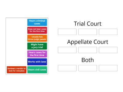 Trial vs Appellate Courts