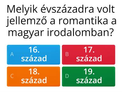 Romantika a magyar irodalomban