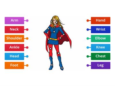 Label superhero (Female) Y1