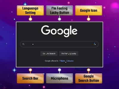 Labelled Diagram: Google Search Interface