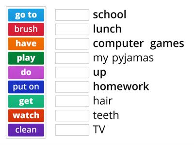 Daily routine 1