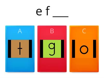 F-Dyslexia Alphabet Missing Letter Final Position