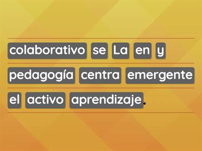 Características de la Pedagogía Emergente.