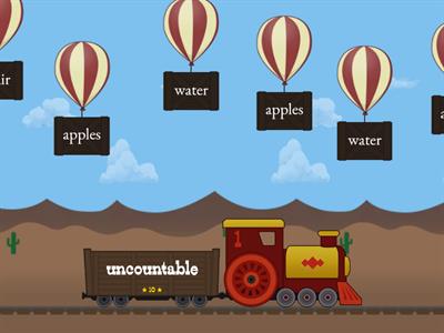 COUNTABLE AND UNCOUNTABLE NOUNS