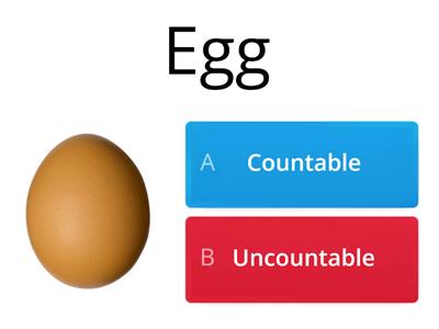 Countable and Uncountable Nouns