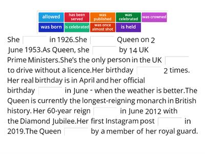 Queen Elizabeth, passive