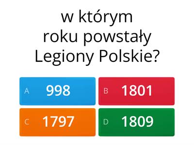 Legiony Polskie i hymn narodowy (historia)