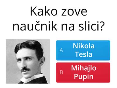 Nikola Tesla kviz, srpski 