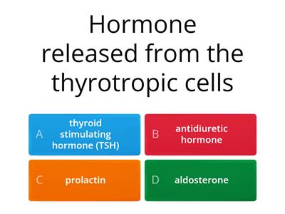 Hormone/hormone release cells