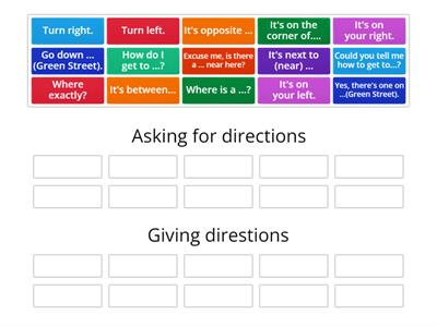 Asking for directions / Giving directions (Spotlight5 Module9)