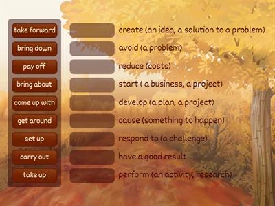 Phrasal Verbs Match Up!