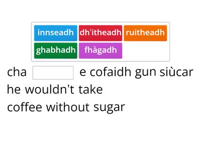 Section 5 Ex 3 Conditional tense sentences.