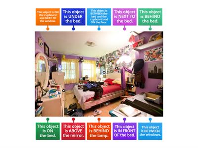 Movers- Messy Bedroom Prepositions