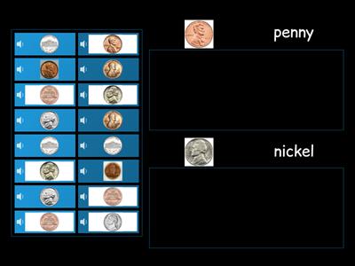 Penny or Nickel sort