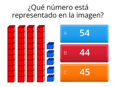 LETS PLAY Numeración y comparación de números naturales hasta el 60.