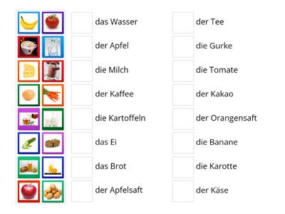 A1 essen und trinken - Teaching resources