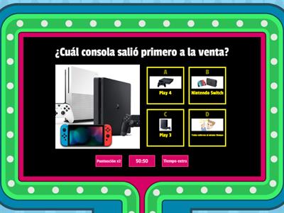 Quiz de videojuegos y consolas