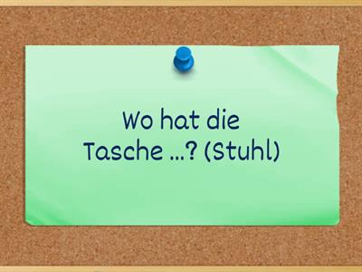  A2 Wohin hast du ...? Wo hat ...?