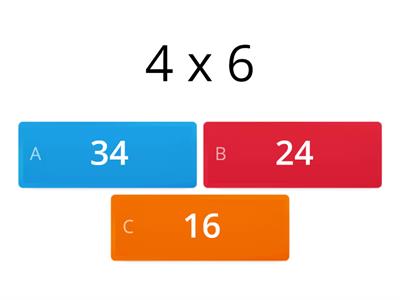 Tablas de Multiplicar del 2 al 5 