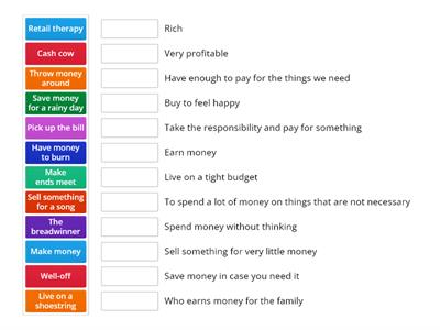 money idioms