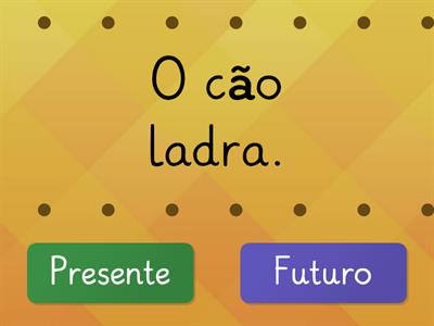 Quiz Tempos Verbais - Recursos De Ensino