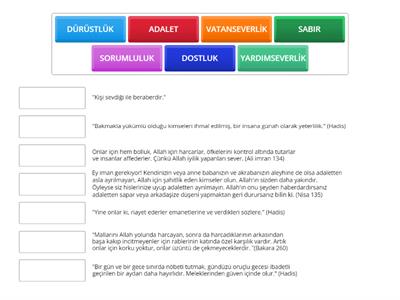 7-3 AHLAKİ DAVRANIŞLAR