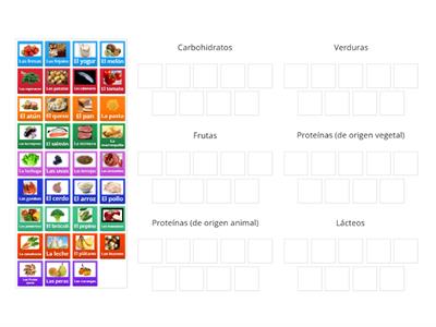 Tipos de alimentos