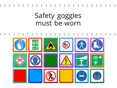 Health and safety symbols