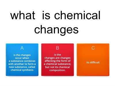 Difference betweenn physical and chemical changes 